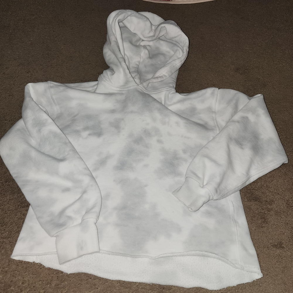 Abercrombie & Fitch Kids Gray Tie-Dye Hoodie